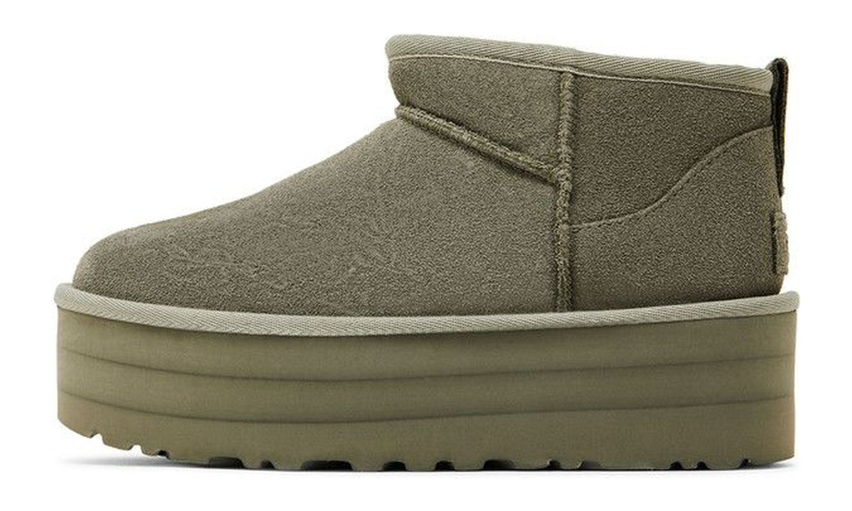 UGG Wmns Classic Ultra Mini Platform Boot Moss Green