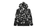 BAPE City Camo Shark Full Zip Hoodie Black