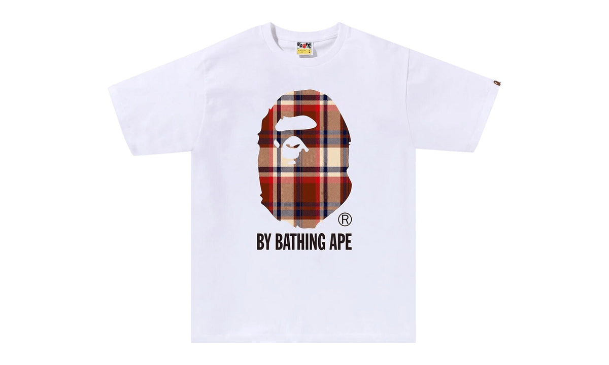 BAPE Check By Bathing Ape Tee White