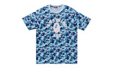 BAPE ABC Camo College Tee Blue