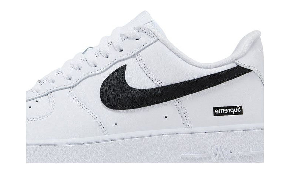 Supreme x Nike Air Force 1 Low Box Logo - White Black