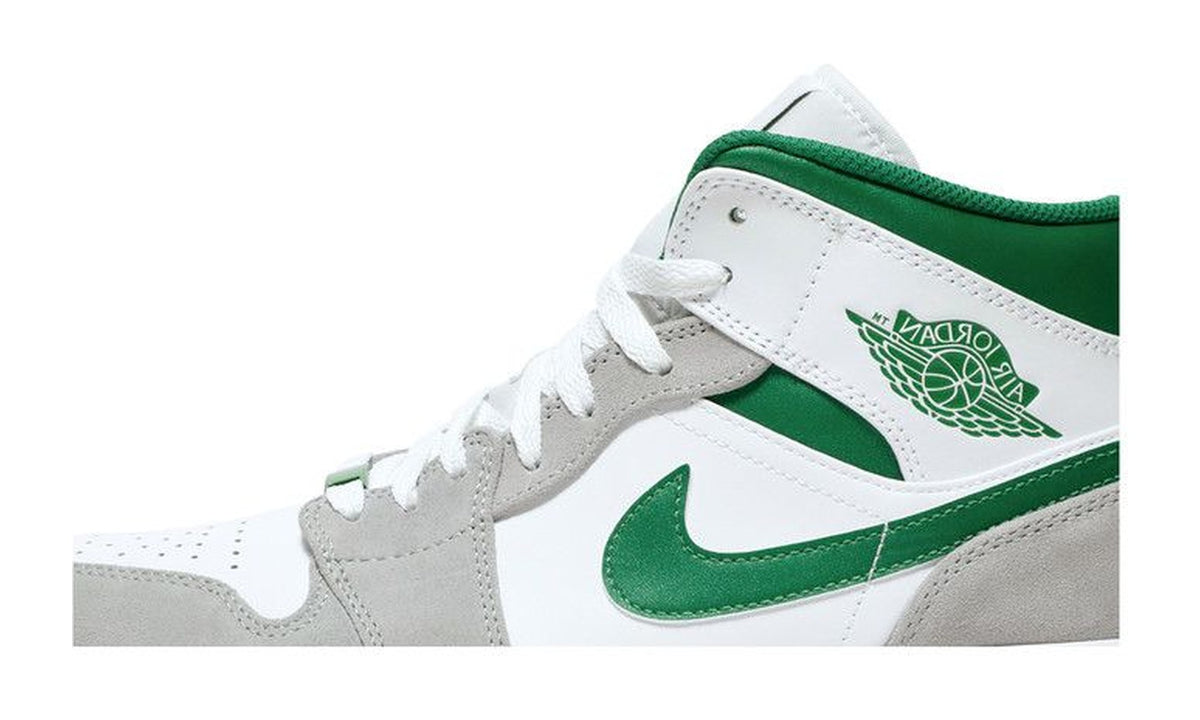 Air Jordan 1 Mid SE Grey Pine Green