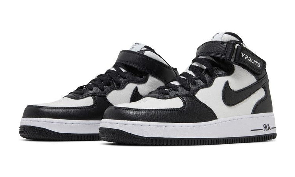 Stussy x Nike Air Force 1 Mid Black White