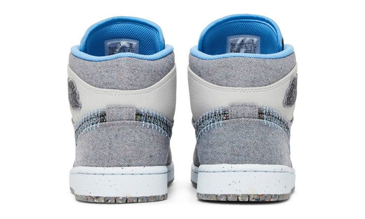 Air Jordan 1 Mid Crater Grey University Blue