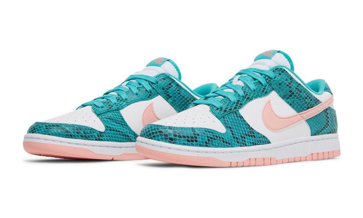 Nike Dunk Low Washed Teal Snakeskin