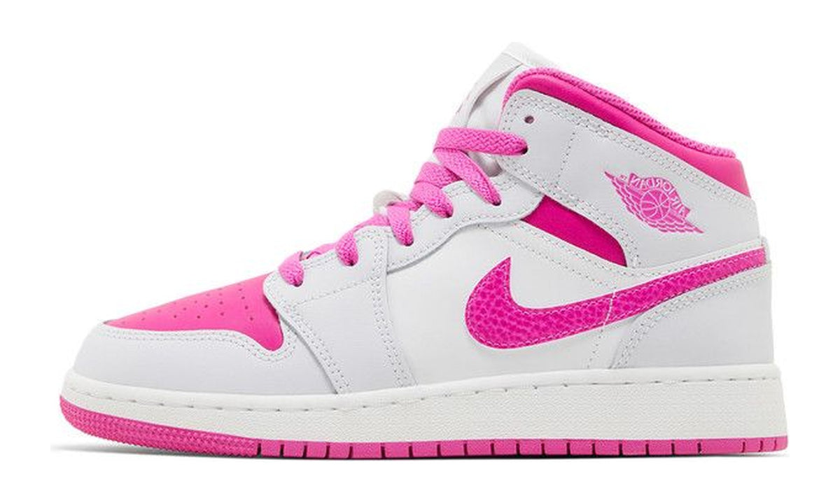 Air Jordan 1 Mid GS Fire Pink