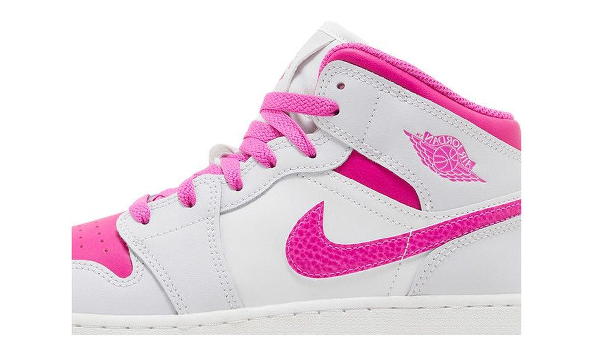 Air Jordan 1 Mid GS Fire Pink