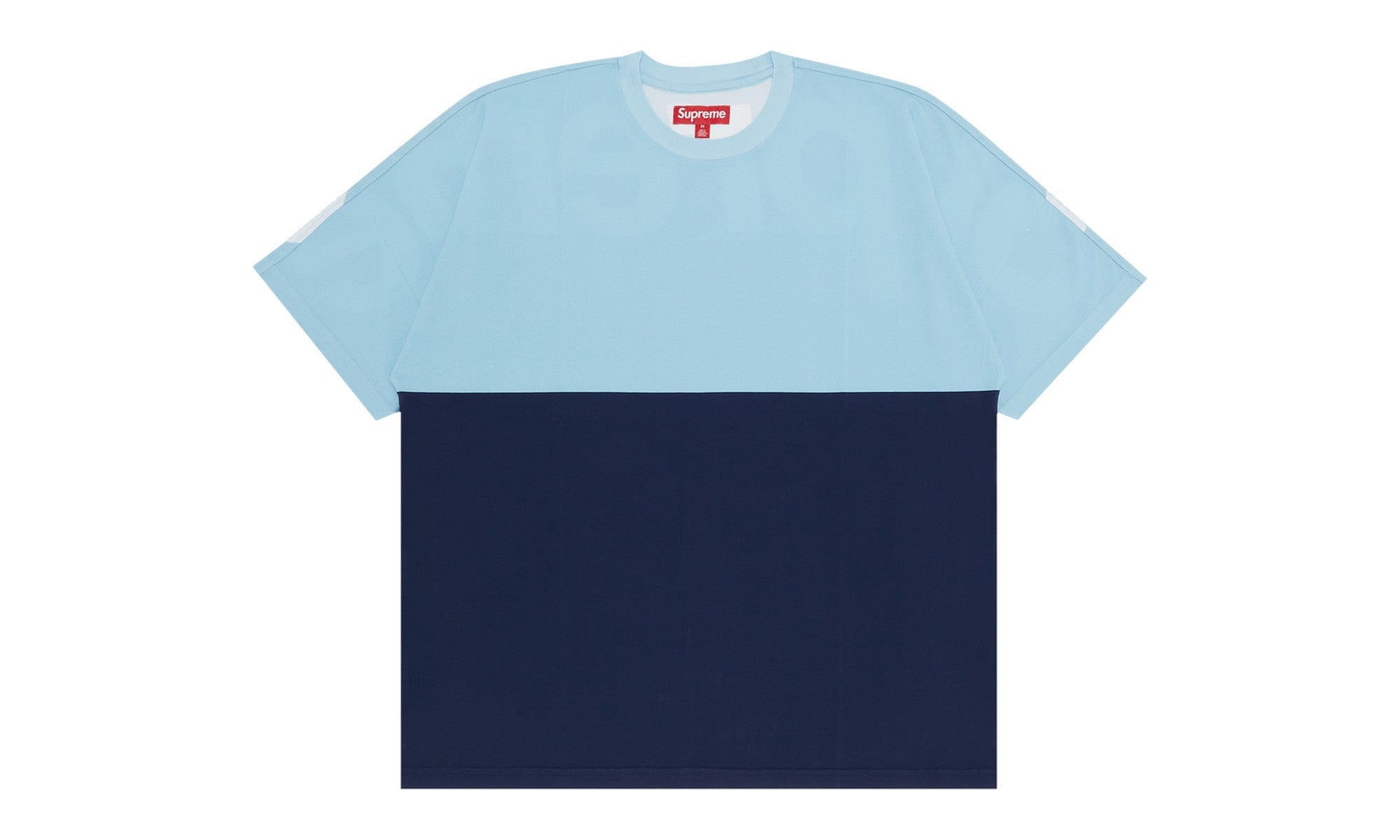 Supreme Split Short-Sleeve Top Blue