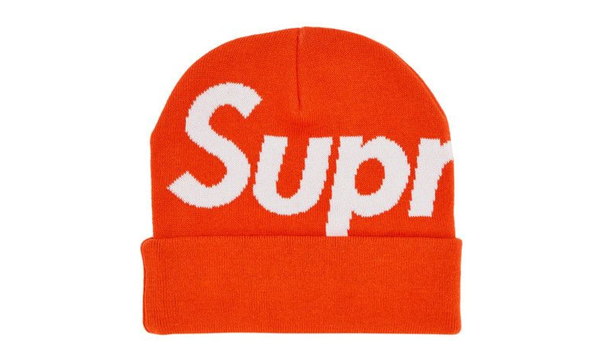 Supreme Big Logo Beanie Orange
