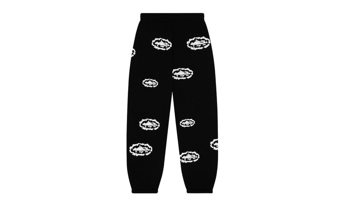 Denim Tears x Cortiez Island Wreath Sweatpants Black