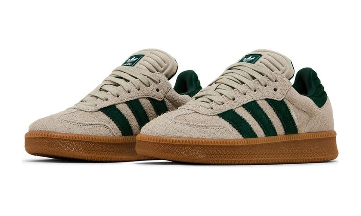 adidas Samba XLG Putty Grey Collegiate Green