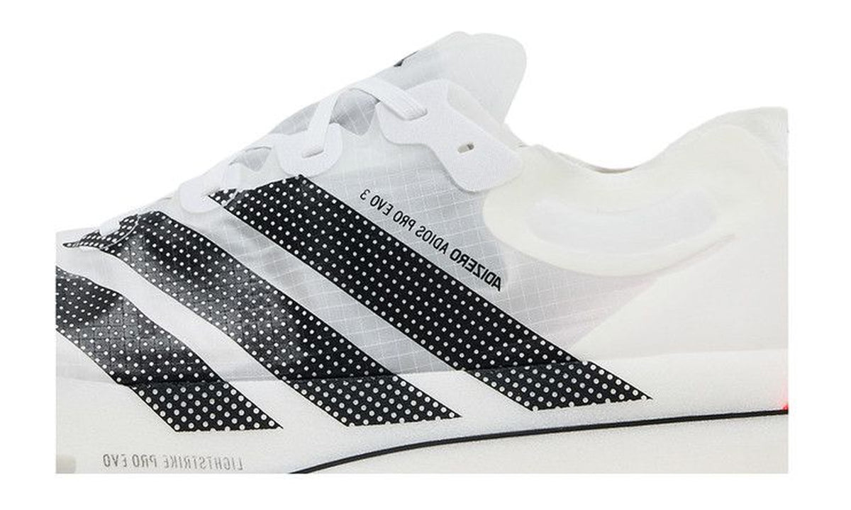 adidas Adizero Adios Pro Evo 3 Cloud White Core Black Solar Turbo