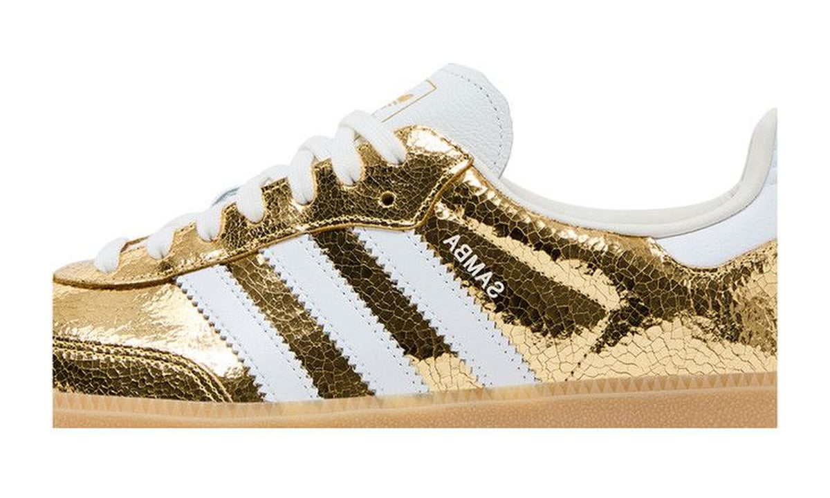 adidas Wmns Samba OG Cracked Metallic Pack - Gold