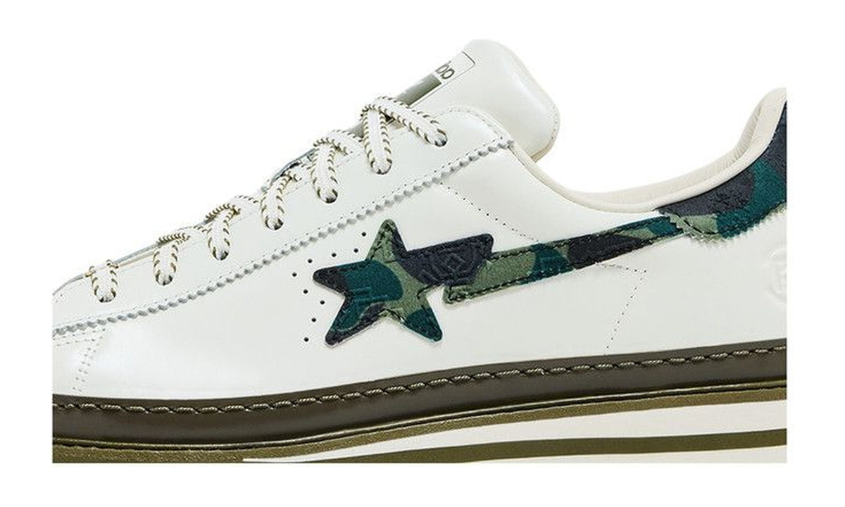 CLOT x BAPE x adidas Superstar Off White Olive Cargo