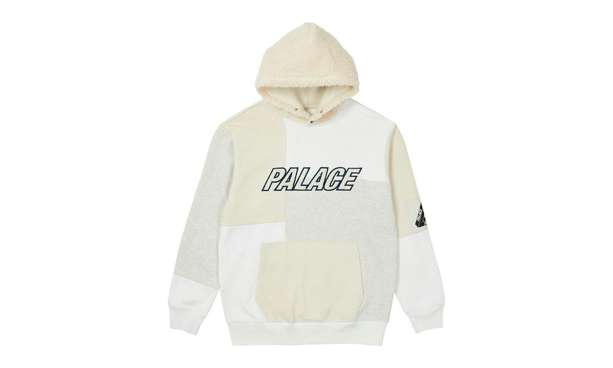 Palace Fleeced Hood White