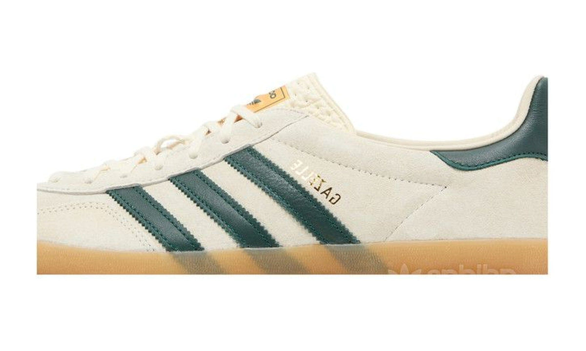 adidas Men's Gazelle Indoor Cream White Green Gum