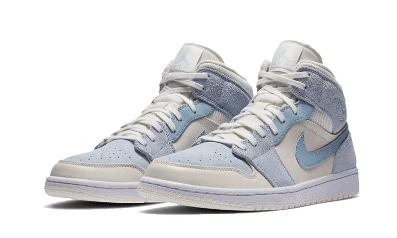 Air Jordan 1 Mid Mixed Textures Blue – limitierter Sneaker bei Shade Studios