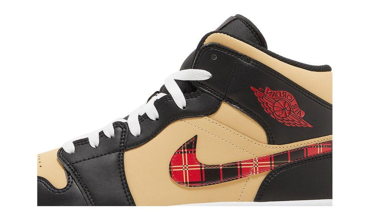 Air Jordan 1 Mid SE Tartan Swoosh
