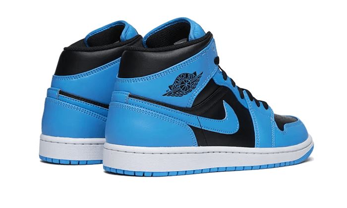 Air Jordan 1 Mid University Blue Black – limitierter Sneaker bei Shade Studios