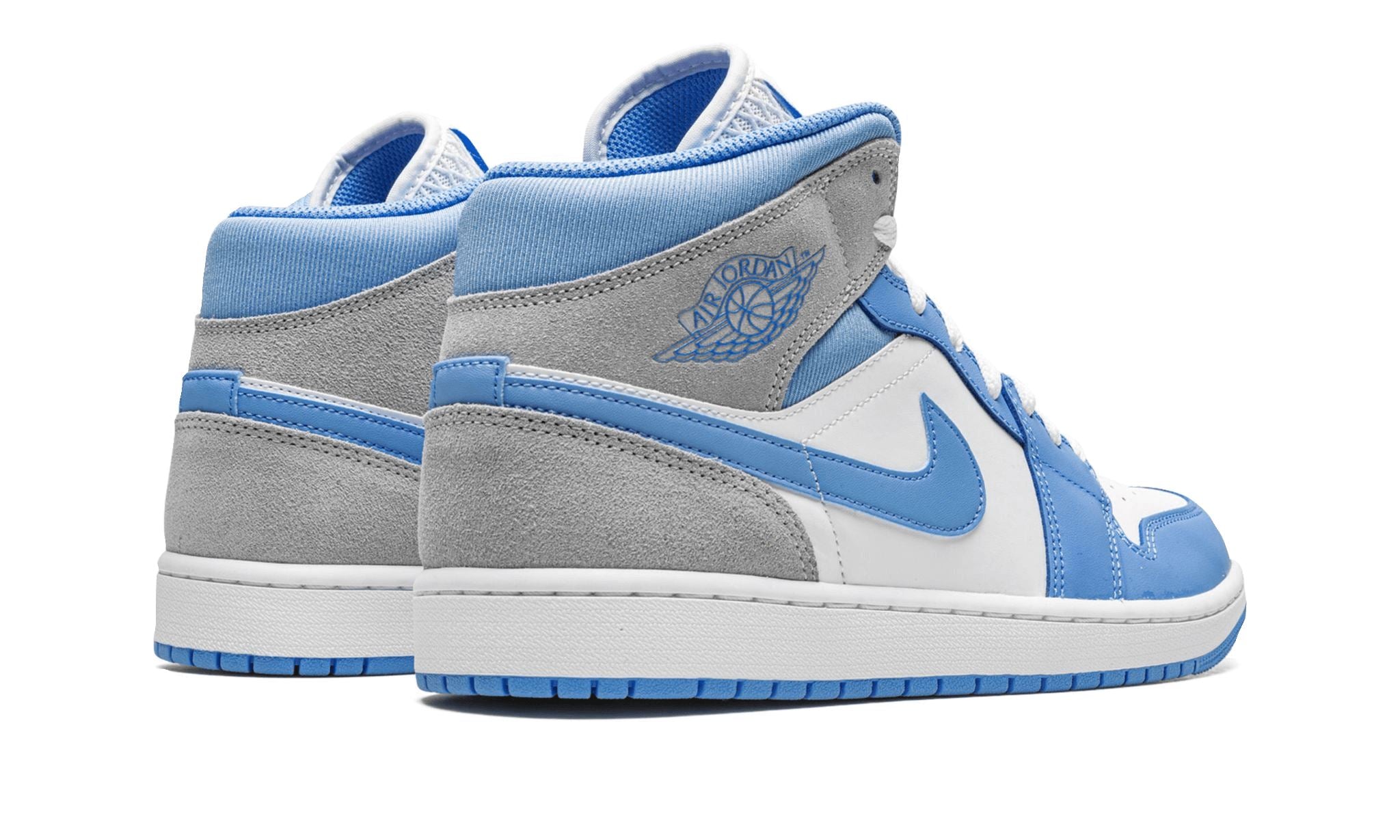 Air Jordan 1 Mid University Blue Grey – limitierter Sneaker bei Shade Studios