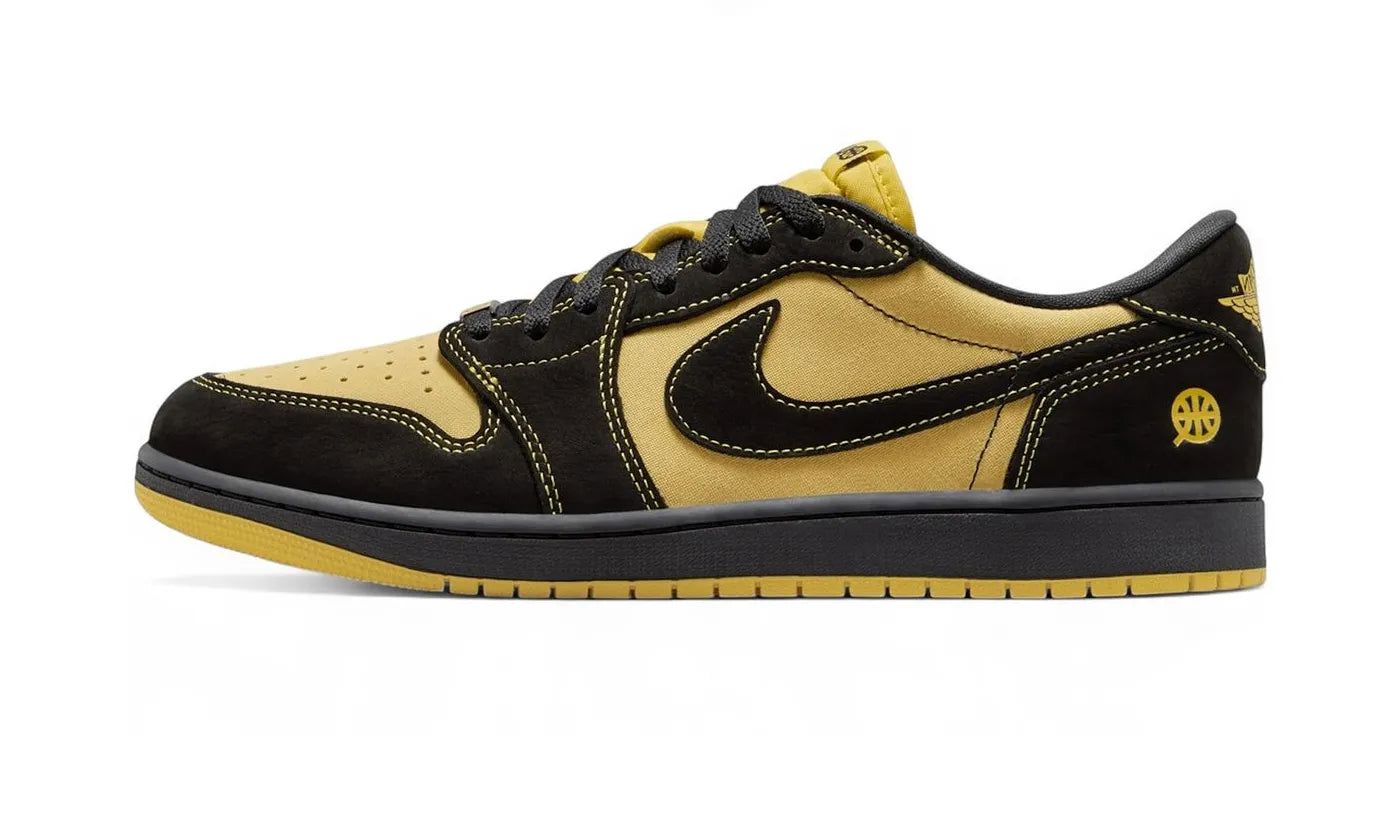 Air Jordan 1 Retro Low OG Quai 54 Black Tour Yellow Red