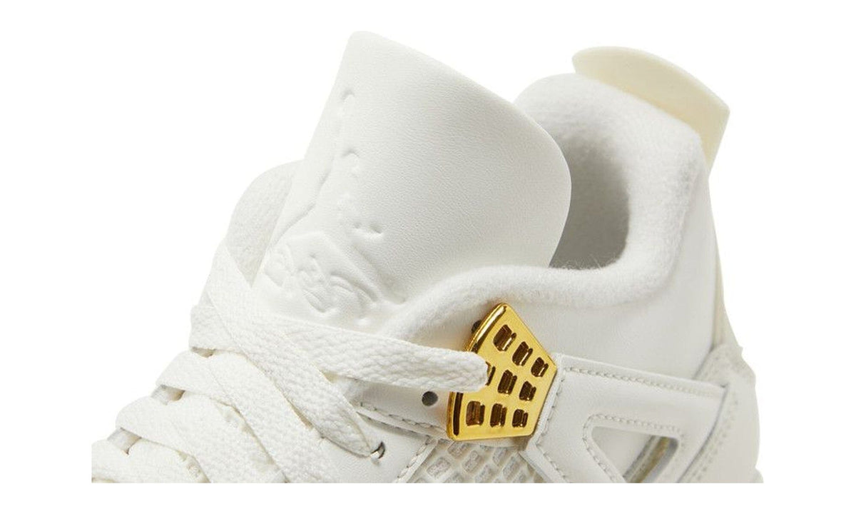 Wmns Air Jordan 4 Retro Metallic Gold