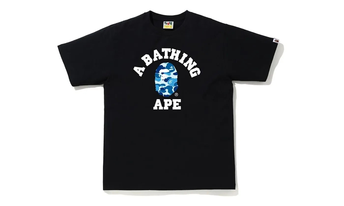 BAPE ABC Camo College Tee Black/Blue - BAPE-BAPE ABC-MULTI