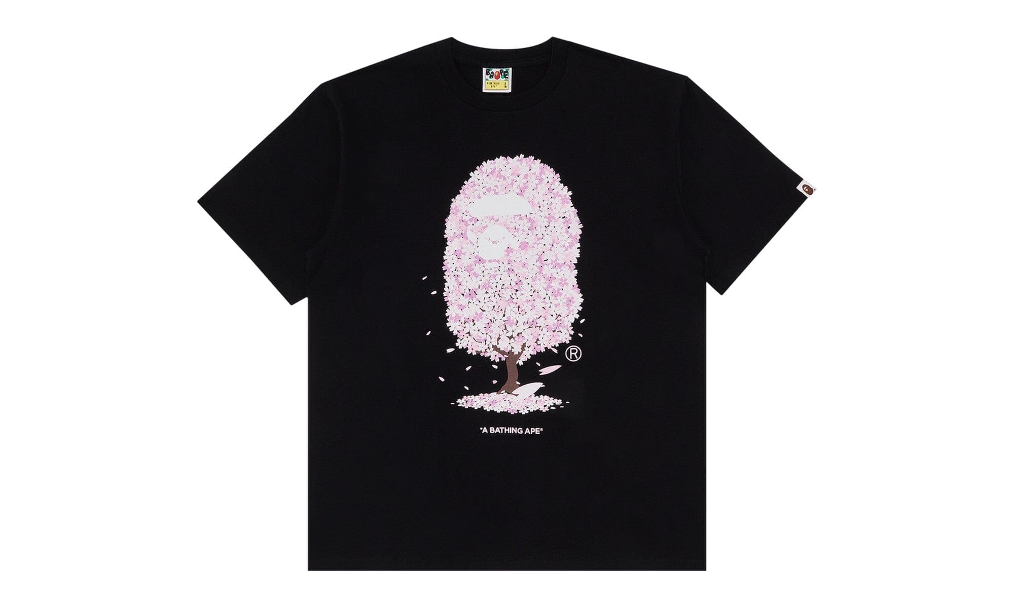 BAPE Sakura Tee Black