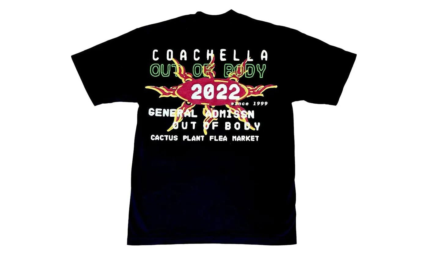 Cactus Plant Flea Market Coachella x CPFM Weekend 1 T-Shirt Black - CPFM-CPFMCXCW-MULTI