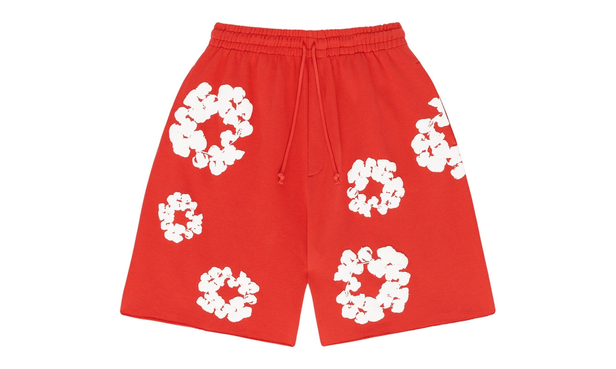 Denim Tears The Cotton Wreath Shorts Red