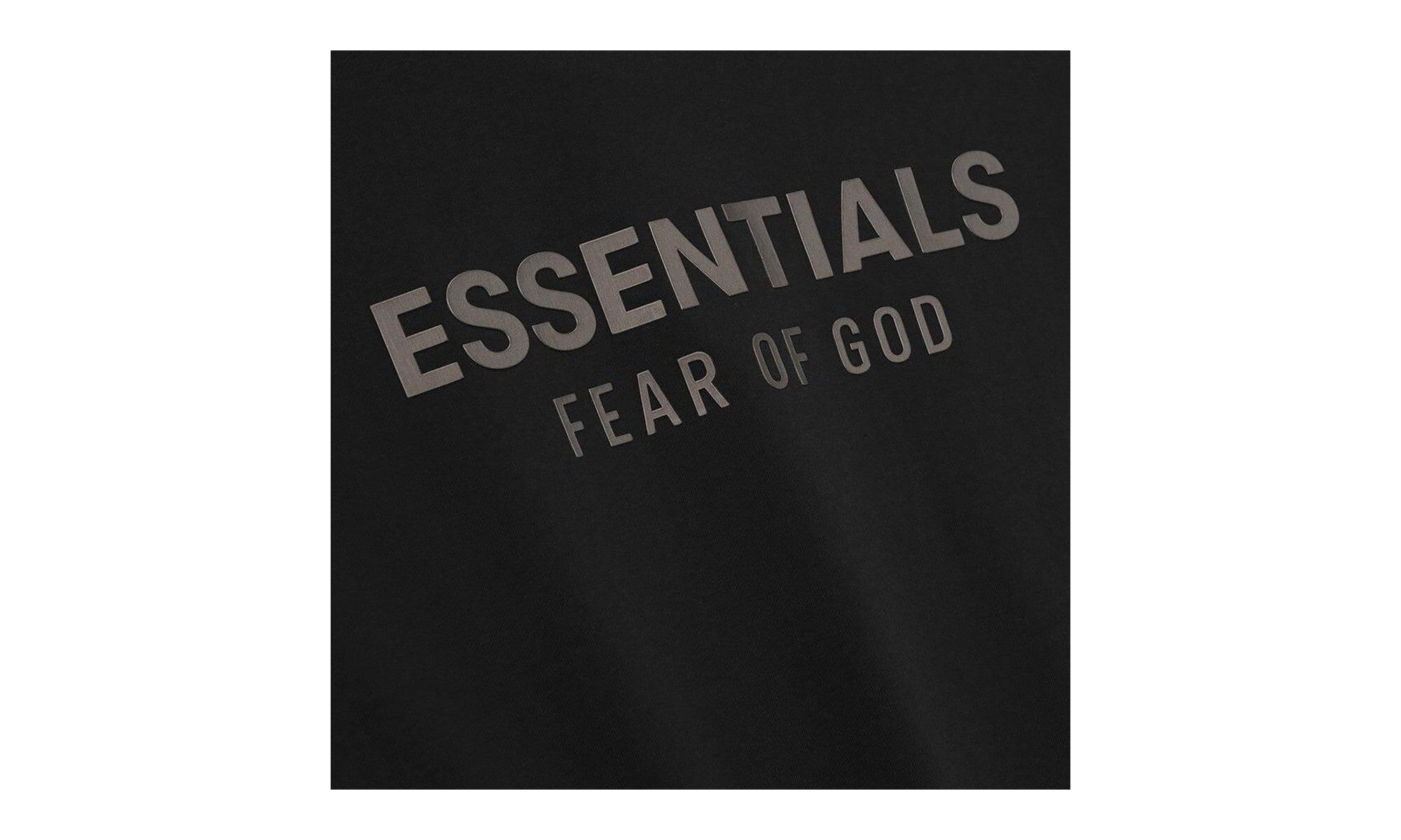 Fear of God Essentials Classic Tee Jet Black – Ansicht 4