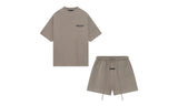 Fear of God Essentials Heather Grey — Set (T-Shirt & Shorts)