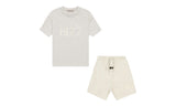 Fear of God Essentials Light Oatmeal — Set (T-Shirt & Shorts)