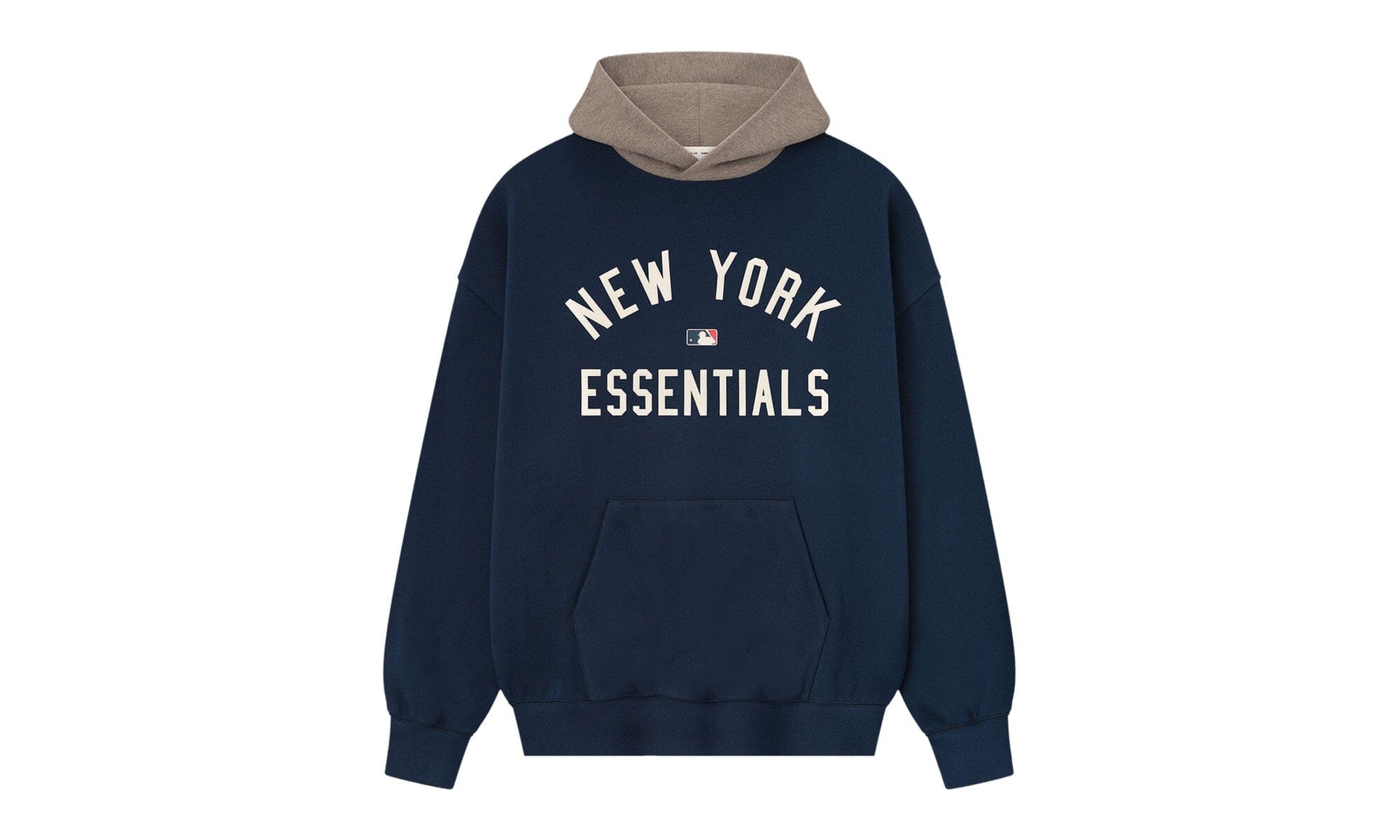 Fear of God Essentials Yankees Sport Hoodie Midnight Navy/Homstead Heather