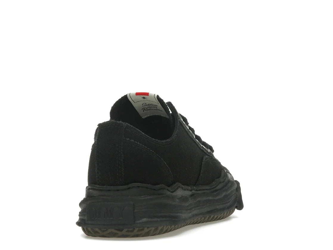Hank OG Sole Canvas Low Black Black - A05FW702