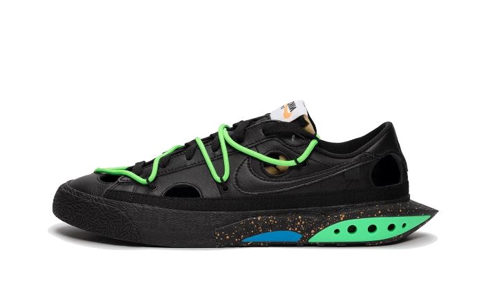 Nike Blazer Low Off-White Black Green – limitierter Sneaker bei Shade Studios