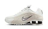 Nike Shox R4 White Black Suede