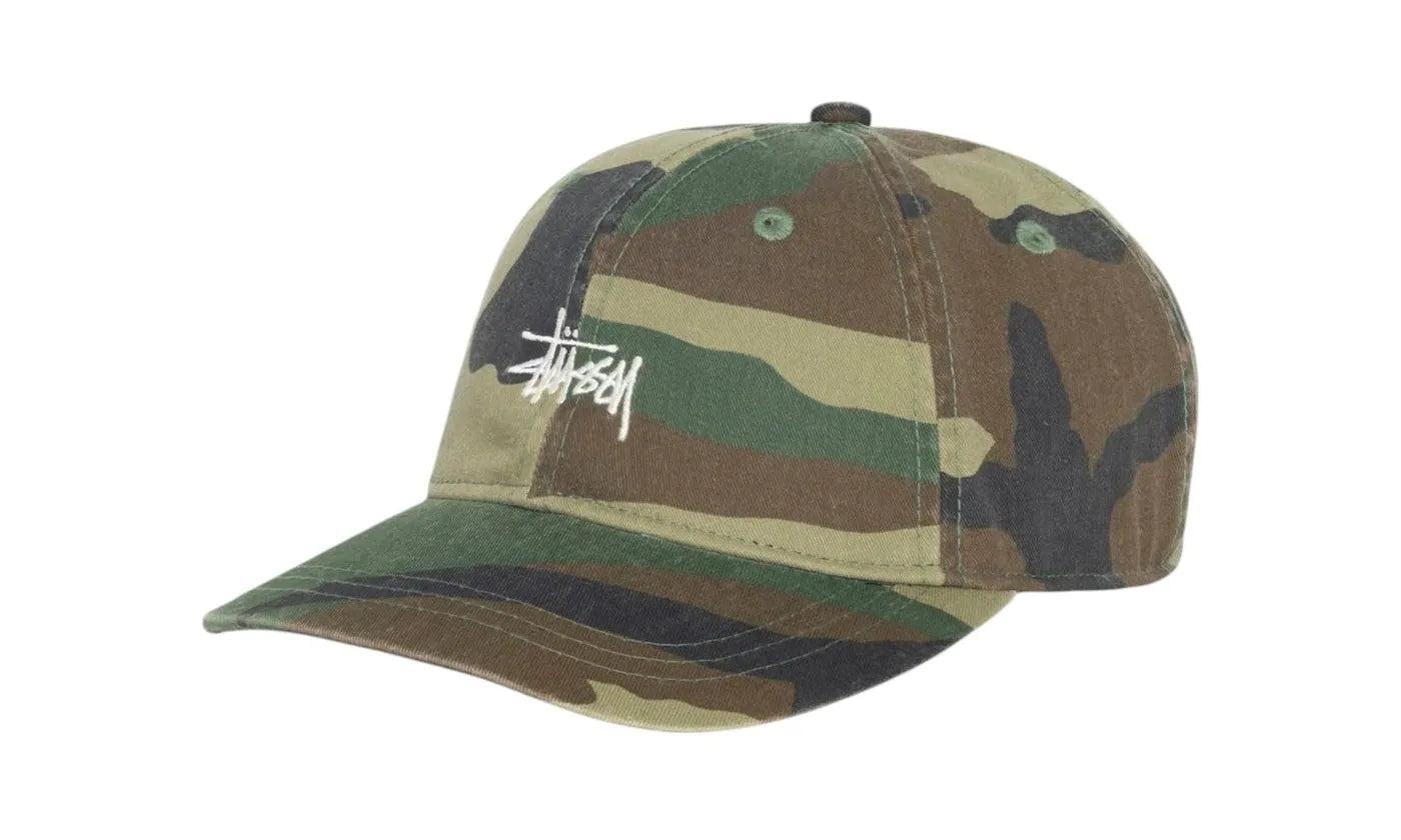 Stussy Basic Washed Cap Woodland Camo - 1311163-WOOD