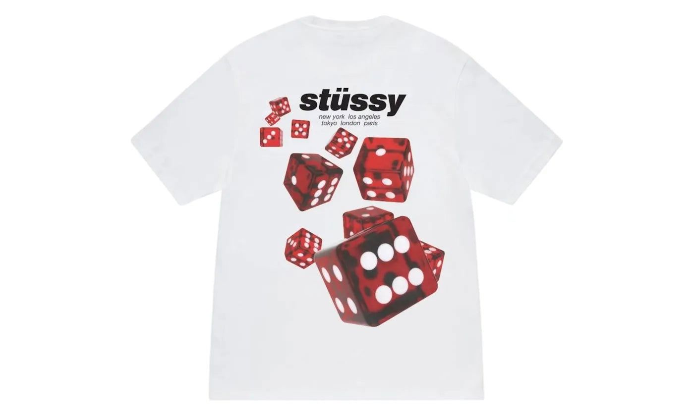 Stussy Rollers Tee White