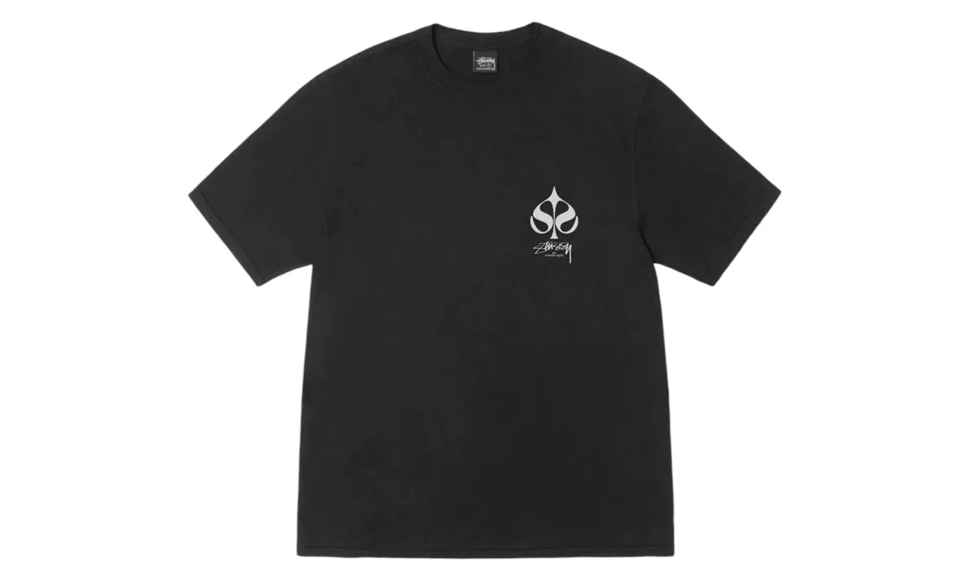 Stussy Spade Pigment Dyed Tee Black - 1905156-BLAC