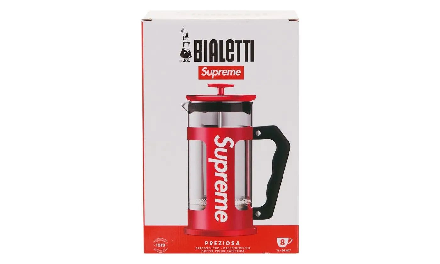 Supreme Bialetti 8 Cup French Press Red