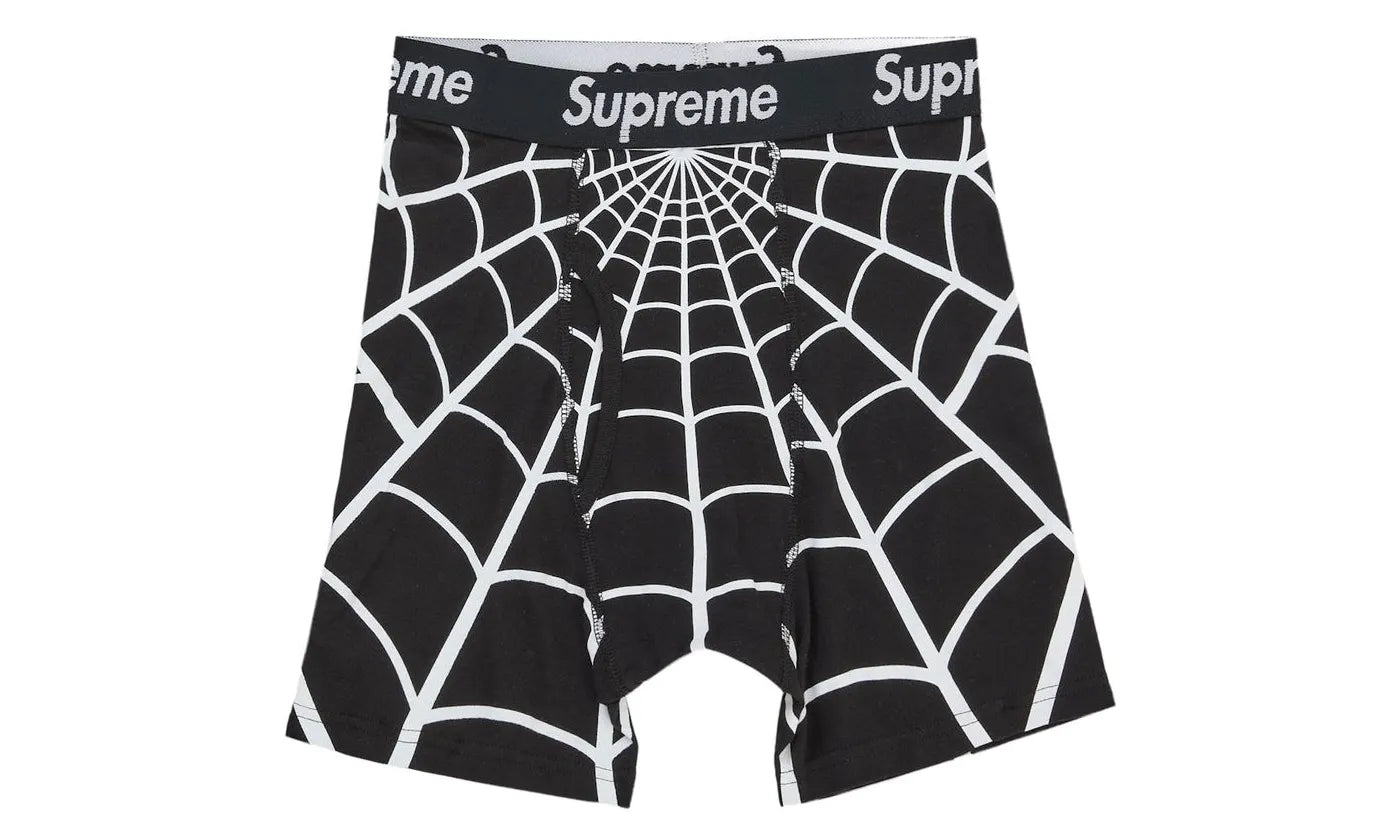 Supreme Hanes Spider-Man Boxer Briefs (2 Pack) Black - SUPR-SHSBB(PB-MULTI