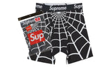 Supreme Hanes Spider-Man Boxer Briefs (2 Pack) Black