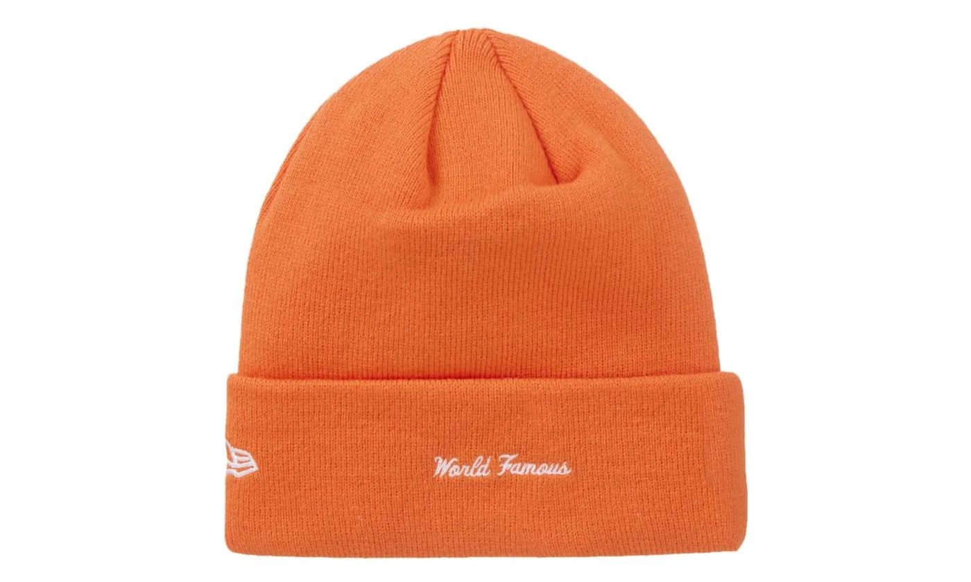 Supreme New Era Box Logo Beanie (FW24) Dark Orange