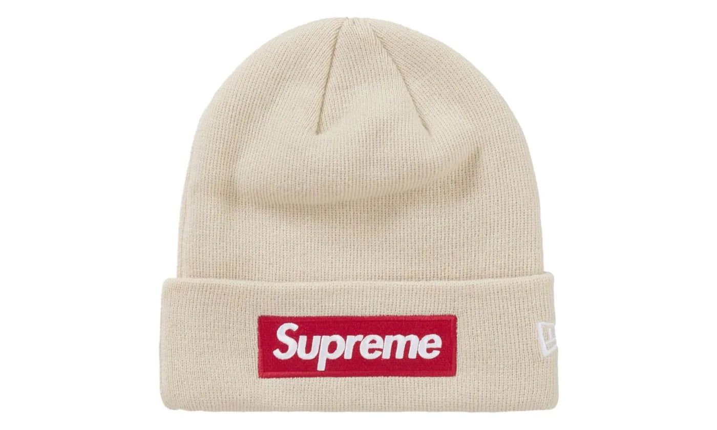 Supreme New Era Box Logo Beanie (FW24) Stone