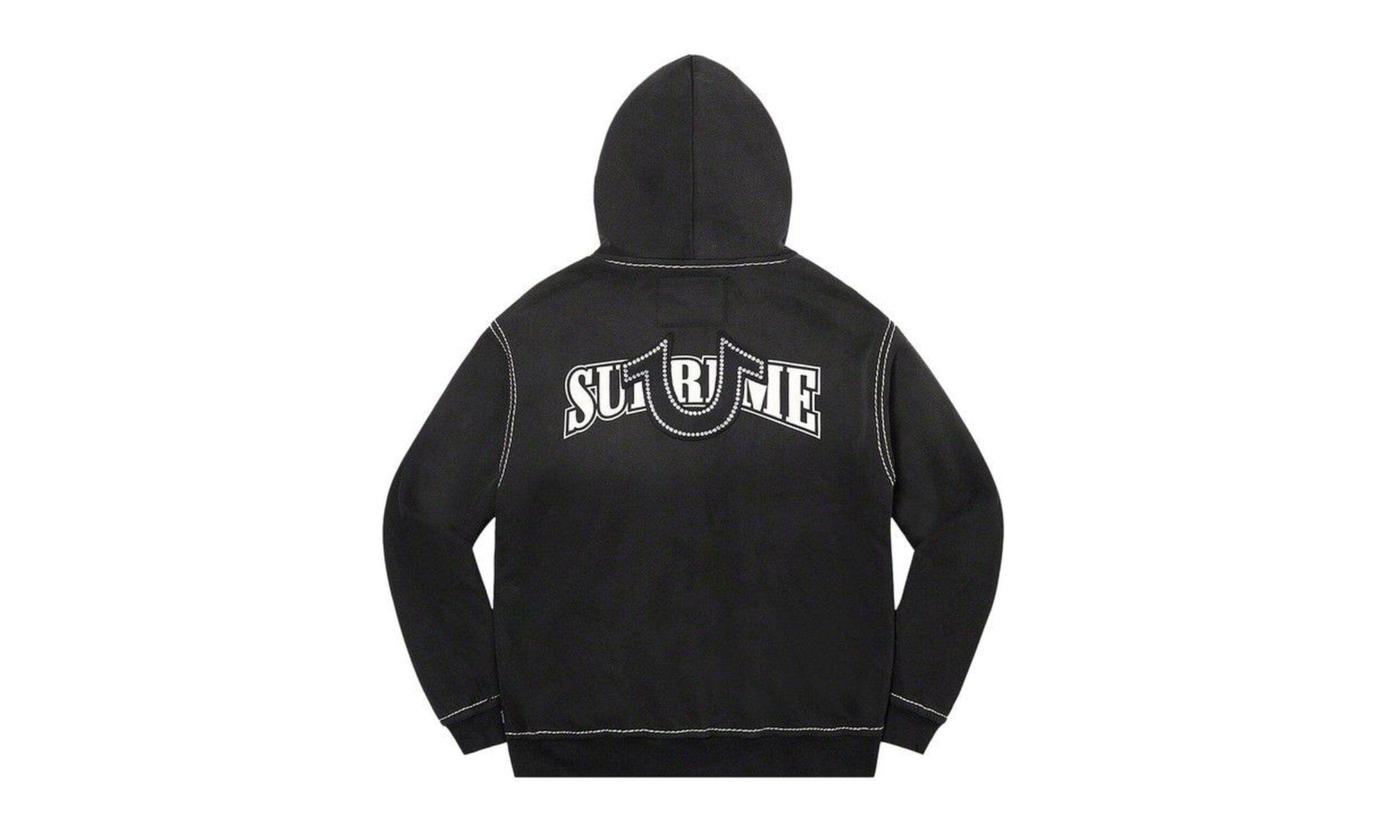 Supreme x True Religion Zip Up Hooded Sweatshirt Black