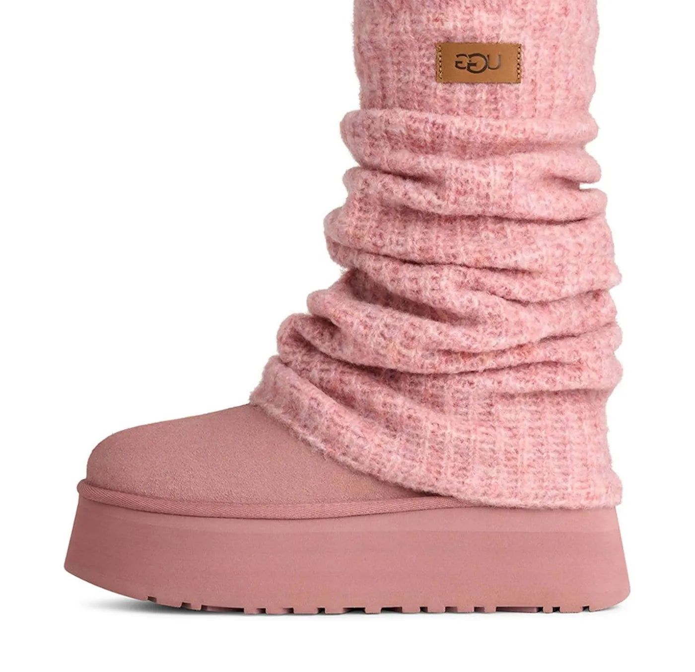 UGG Classic Mini Dipper Legwarmer Boot Pink Dawn