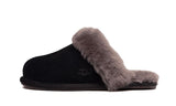 UGG Scuffette II Slipper Black Grey