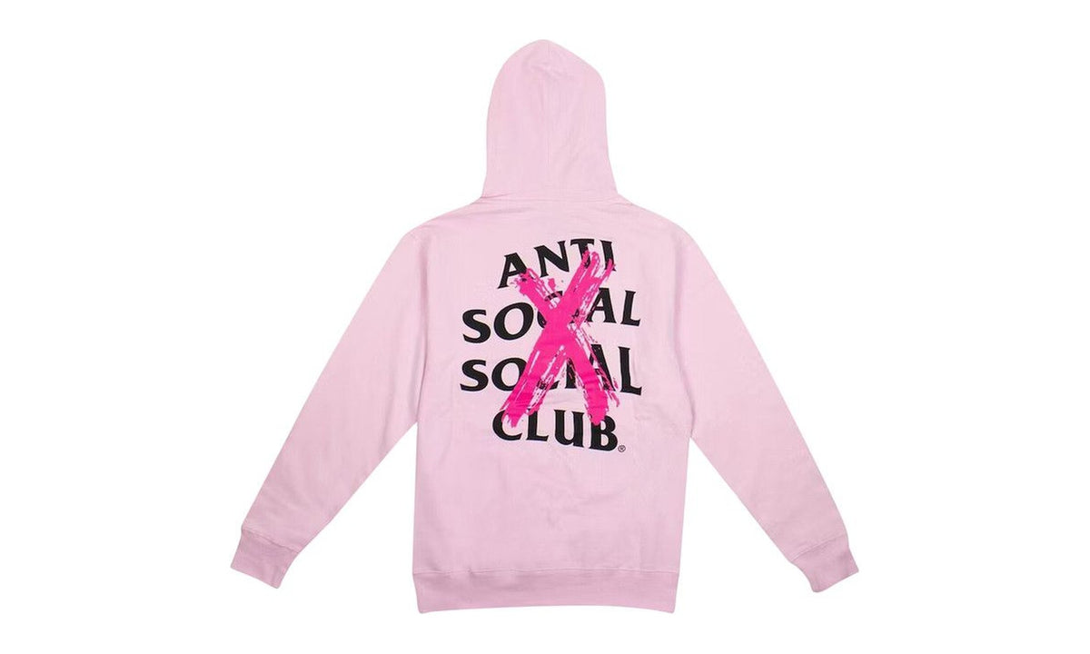 Anti Social Social Club Cancelled Hoodie Pink