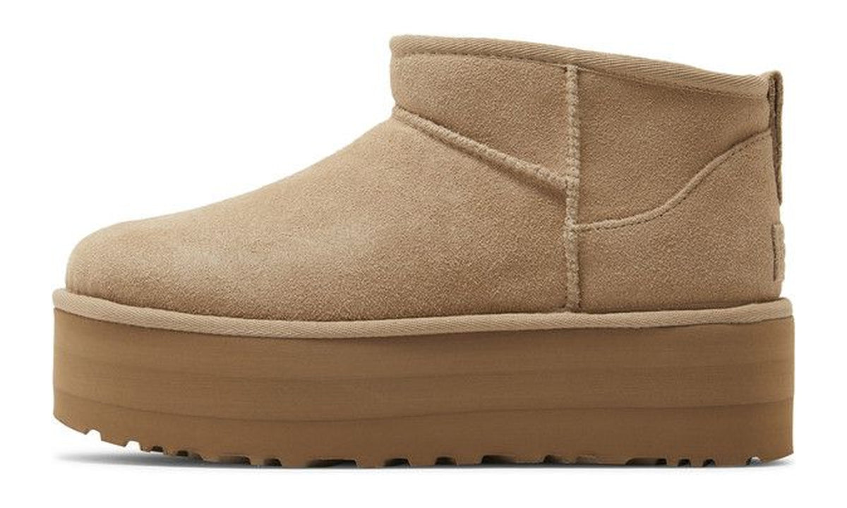 UGG Wmns Classic Ultra Mini Platform Boot Sand